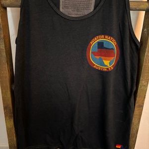MEN'S AVIATOR NATION AUSTIN, TX - TANK - CHARCOAL | SIZE: L